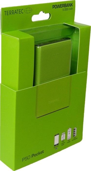 TerraTec Powerbank P50 Pocket green flash