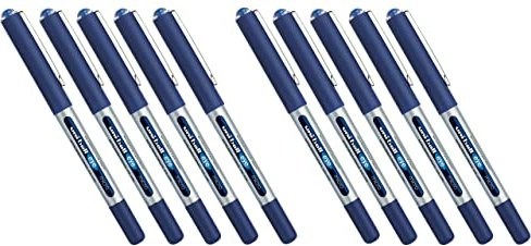 Uni-Ball Eye Micro Ub-150 Tintenschreiber Blau 10 Stück 0,5mm 