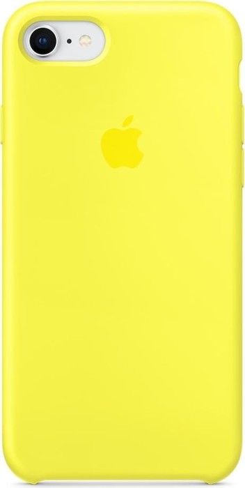 Apple Silikon Case für iPhone 8 gelb