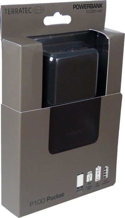 TerraTec Powerbank P100 Pocket schwarz