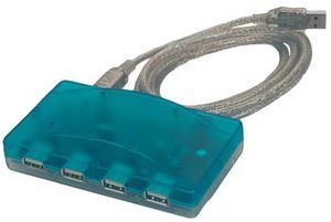 Allnet ALL1205/ALL1206 4-portowy hub USB 2.0