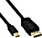 InLine DisplayPort/Mini DisplayPort Kabel schwarz, 1m (17131S)