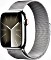 Apple Watch Series 9 (GPS + Cellular) 45mm Edelstahl silber mit Milanaise-Armband silber (MRMQ3QF)