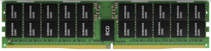 Samsung RDIMM 64GB, DDR5-4800, CL40-40-40-77, reg ECC, on-die ECC