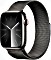 Apple Watch Series 9 (GPS + Cellular) 45mm Edelstahl graphit mit Milanaise-Armband graphit (MRMX3QF)
