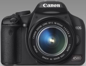 Canon EOS 450D mit Objektiv EF-S 17-85mm und EF 70-300mm