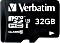 Verbatim Pro U3 R90/W45 microSDHC 32GB Kit, UHS-I U3, Class 10 (47041)