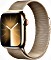 Apple Watch Series 9 (GPS + Cellular) 41mm Edelstahl gold mit Milanaise-Armband gold (MRJ73QF)
