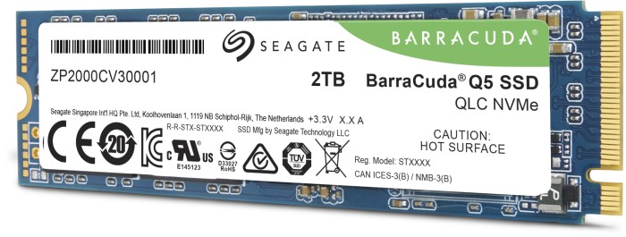 Seagate BarraCuda Q5 SSD + Rescue 2TB, M.2