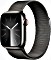Apple Watch Series 9 (GPS + Cellular) 41mm Edelstahl graphit mit Milanaise-Armband graphit (MRJA3QF)