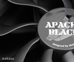 Akasa Apache case fan black, 140mm