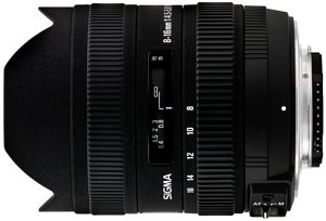 Sigma AF 8-16mm 4.5-5.6 DC HSM do Nikon F czarny