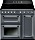 Smeg Victoria TR93IGR2 triple electric cooker with induction hob
