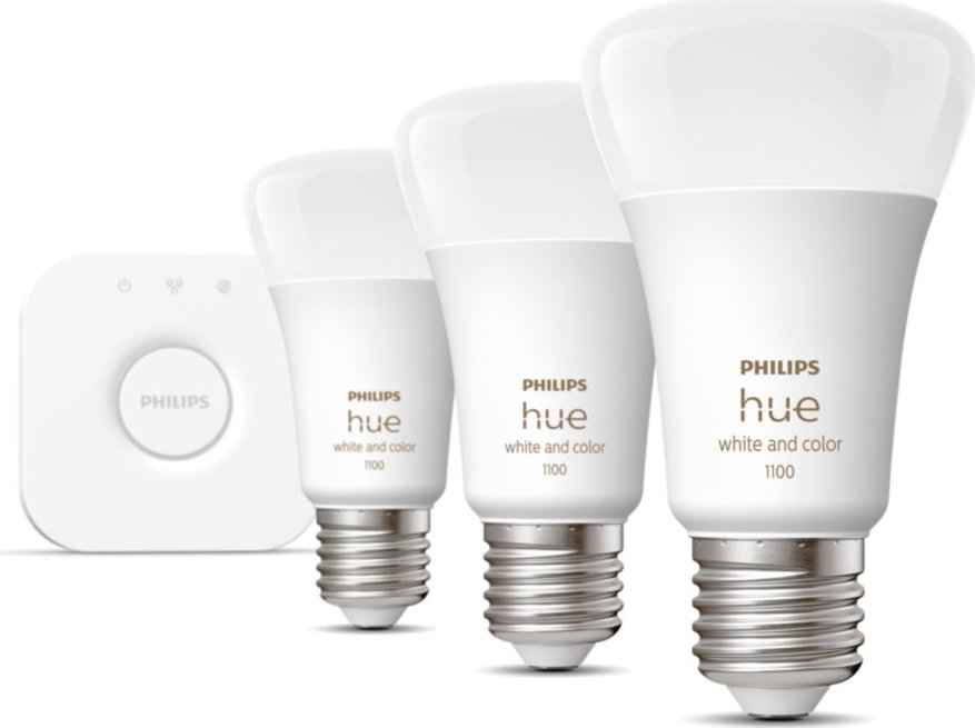 Philips Hue White and Color Ambiance 1100 E27 9W Starter Kit