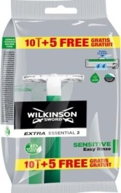 Wilkinson Sword Extra 2 Sensitive Einwegrasierer, 15er-Pack