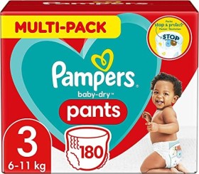 Pampers Baby-Dry pants Gr.3 Einwegwindel, 6-11kg, 180 Stück