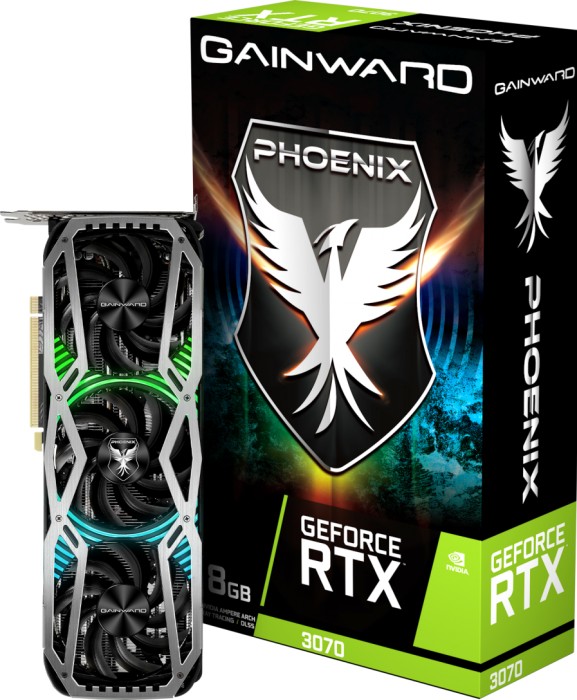 Gainward GeForce RTX 3070 Phoenix V1 (LHR), 8GB GDDR6, HDMI, 3x DP