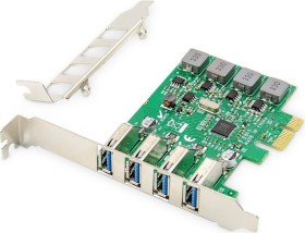Digitus DS-30226, 4x USB-A 3.0, PCIe 2.0 x1