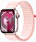 Apple Watch Series 9 (GPS) 41mm Aluminium rosé mit Sport Loop hellrosa (MR953QF)