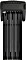 ABUS Bordo Granit 6500K/120 SH Faltschloss schwarz, Schlüssel (62115)