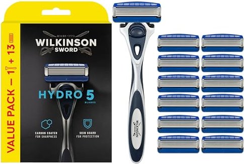 Wilkinson Sword Hydro 5 Rasierer + 13 Ersatzklingen