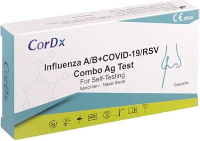 CorDx 4in1 Corona, Influenza A/B, RSV Combo Antigen Schnelltest 1
