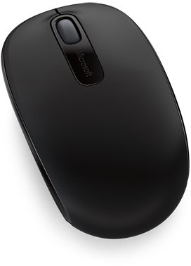 Microsoft Wireless mobile Mouse 1850 czarny, USB