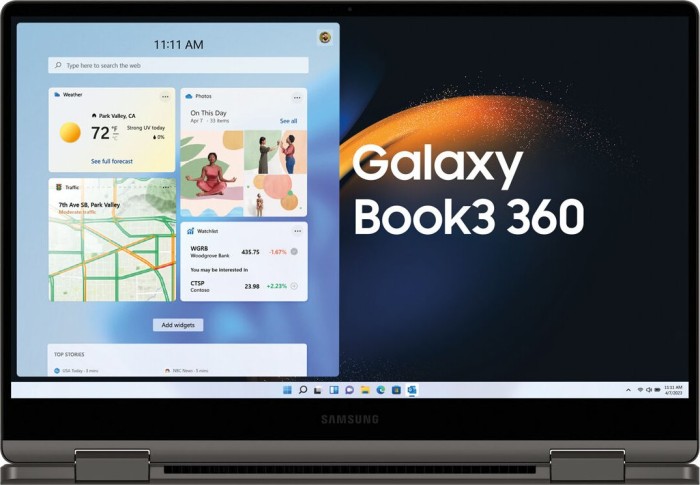 Samsung Galaxy Book3 360 13, Graphite, Core i5-1340P, 8GB RAM, 256GB SSD, DE