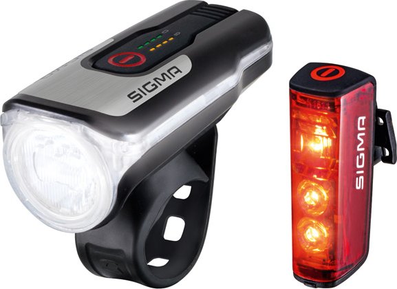 Sigma Sport Aura 80 USB + Blaze Beleuchtungsset