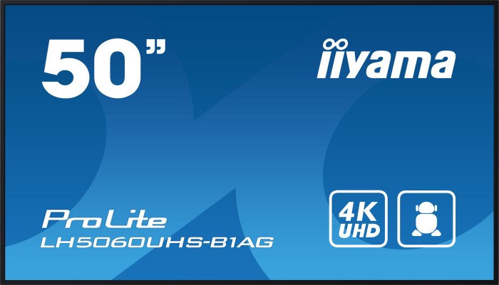 iiyama ProLite LH5060UHS-B1AG 125,7cm (49.5") 4K UHD Signage Monitor HDMI RJ45 (LH5060UHS-B1AG)