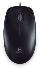 Logitech B100 Optical Mouse Black, USB
