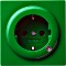 Gira SCHUKO-gniazdko 16A 250V z Kontrolllicht, zielony (0182 45)