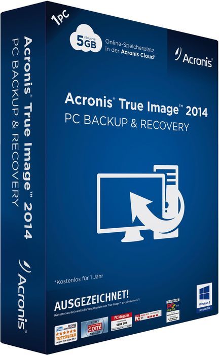 Acronis True Image 2014 (niemiecki) (PC)