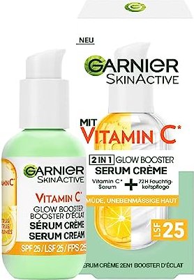 Garnier 2in1 Serum Booster Skinactive Deutschland Glow LSF25 8,00 Preisvergleich (2024) Vitamin C € ab | Creme Geizhals
