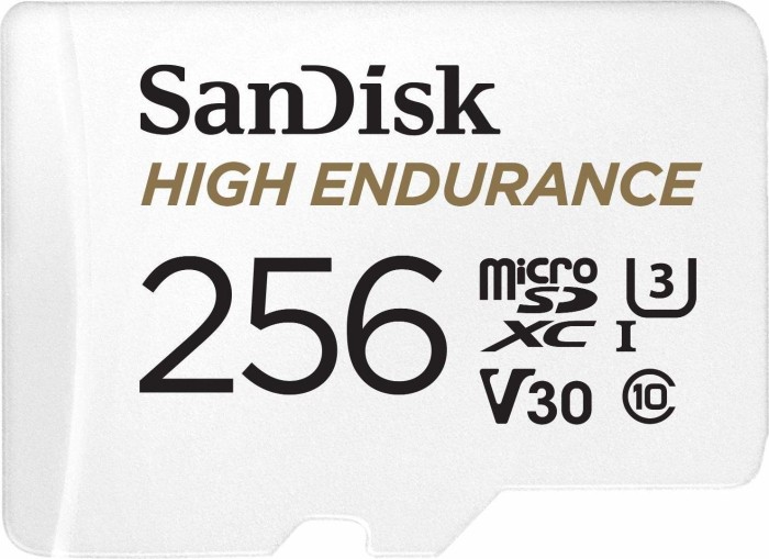 SanDisk High Endurance, microSD UHS-I U3, V30, Rev-NR