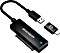 Graugear USB 3.1 auf SATA Adapter, schwarz (G-2500-AC-10G)