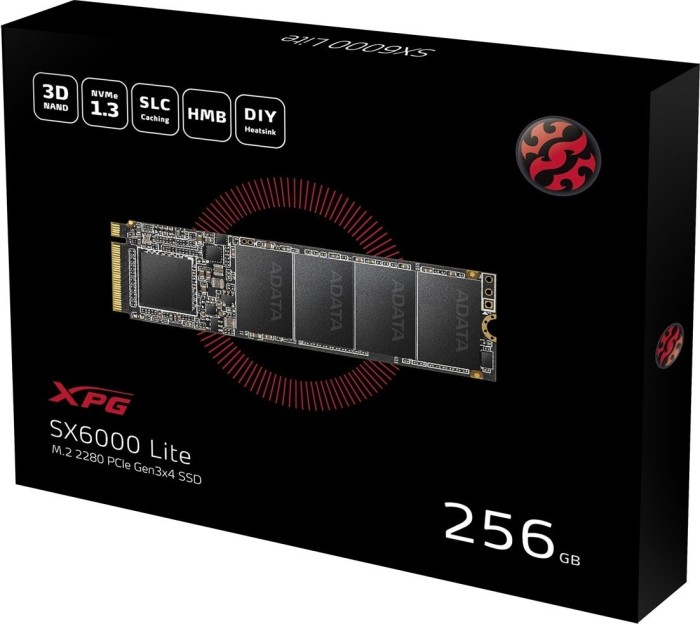 ADATA XPG SX6000 Lite 256GB, M.2 2280/M-Key/PCIe 3.0 x4