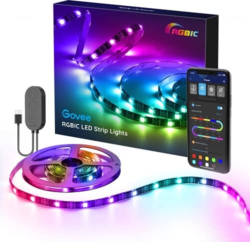 Govee DreamColor LED Strip LED-Streifen USB RGBIC 2m