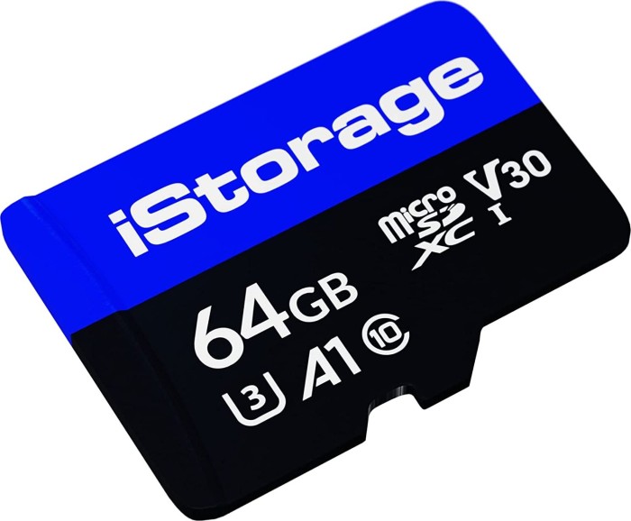 iStorage microSD UHS-I U3, A1/A2, V30