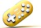 8BitDo Zero 2 gamepad yellow/white (Android/Mac/PC/switch) (RET00221)