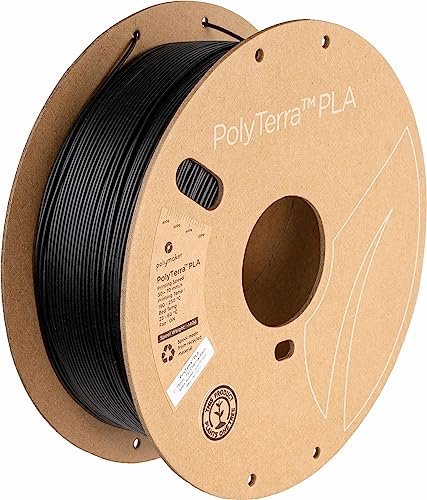 Polymaker PolyTerra PLA, charcoal black, 1.75mm, 1kg