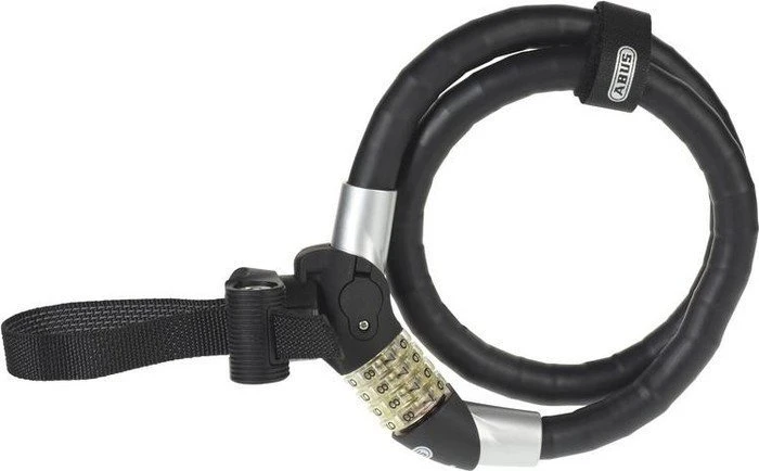 Antivol Vélo ABUS Steel-O-Flex 1460/85 KF - Câble à Rotules 20mm, Niveau Sécurité 6, Avec Support Selle