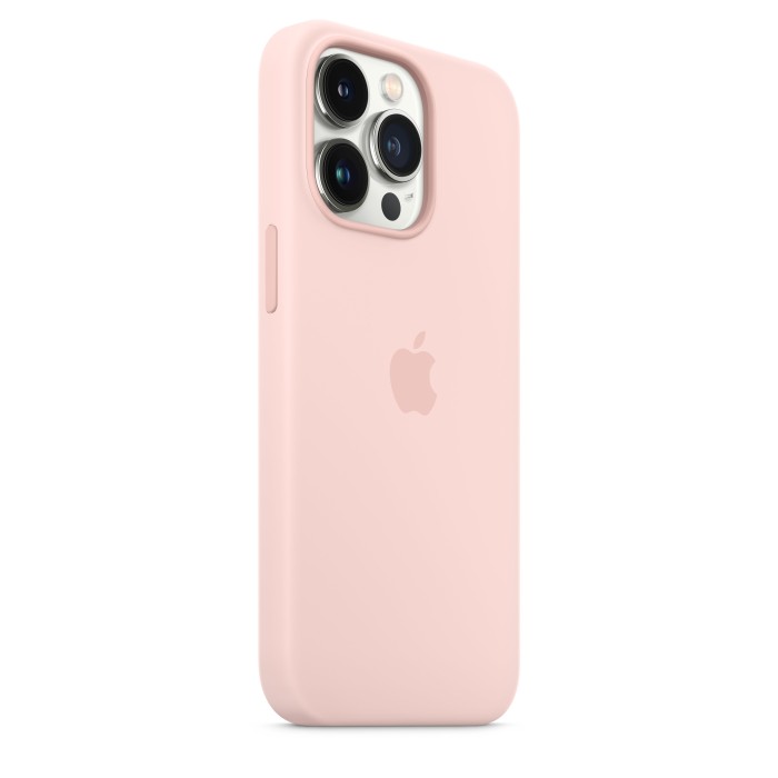 Apple Silikon Case mit MagSafe für iPhone 13 Pro kalkrosa