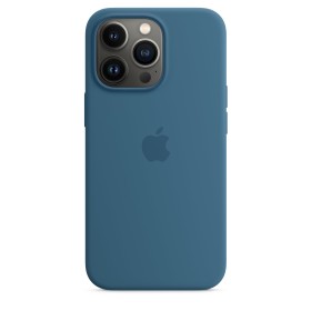 Apple Silikon Case mit MagSafe für iPhone 13 Pro eisblau