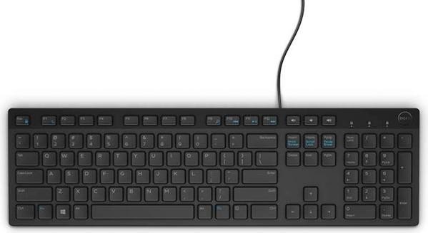Dell KB216 Multimedia Keyboard schwarz, USB, FR