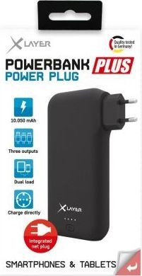 XLayer Powerbank Plus Power Plug 10.050 czarny