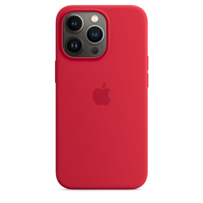 Apple Silikon Case mit MagSafe für iPhone 13 Pro (PRODUCT)RED