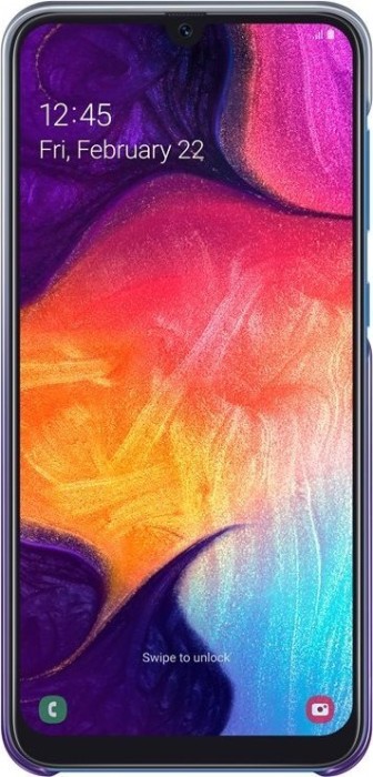 Samsung Gradation Cover für Galaxy A50 violett