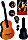 Clifton 4/4 Concert Guitar set