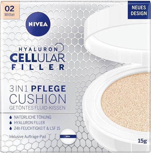 Nivea Hyaluron Cellular Filler 3in1 Pflege Cushion LSF15, 15g